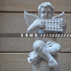 音乐小天使石雕，人物石雕