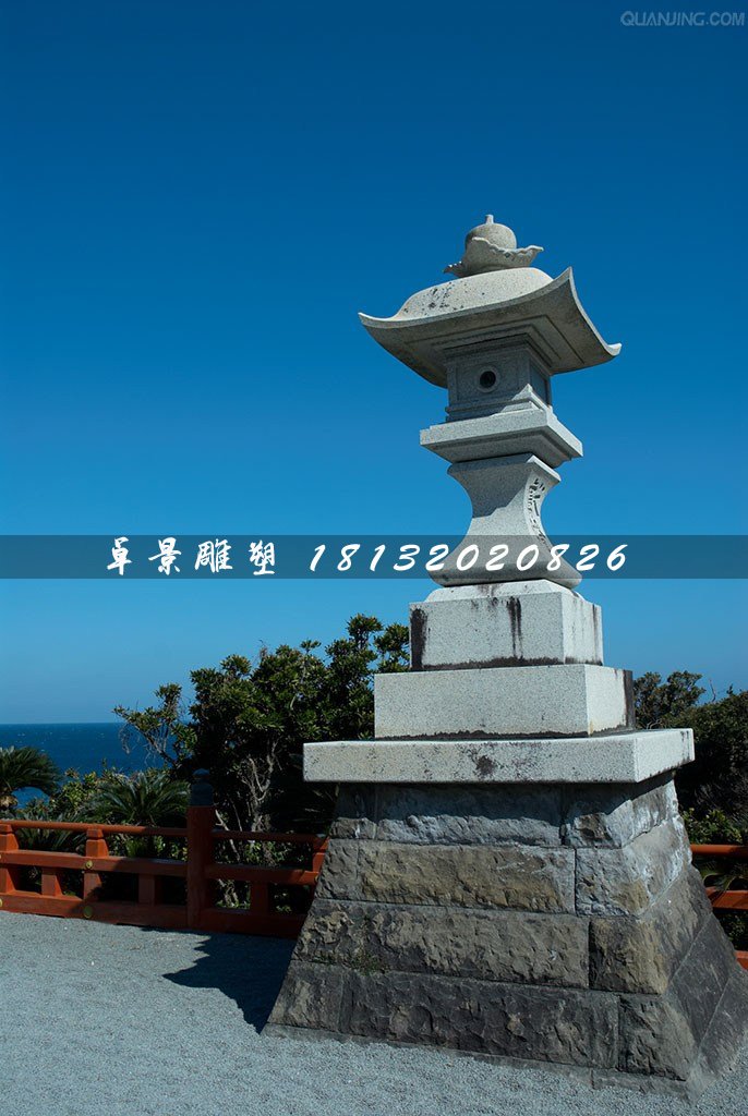 宫灯石雕，园林景观石雕 (1)