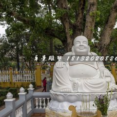 弥勒佛石雕，寺庙笑面佛石雕