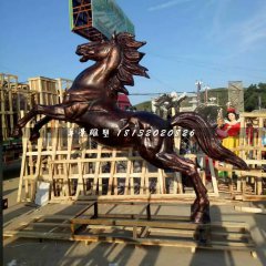 立马铜雕，广场动物铜雕