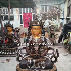 长寿佛铜雕，寺庙铜佛像