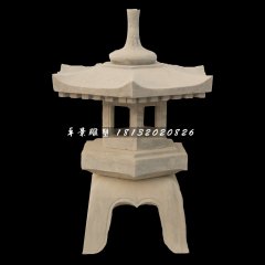 小型石灯，大理石灯雕塑
