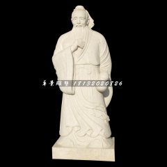 大理石孙思邈，古代名人石雕