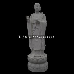 立式地藏王，大理石佛像