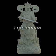四大天王石雕，神仙石雕
