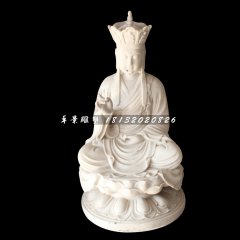 地藏菩萨石雕，汉白玉佛像