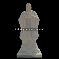 广场名人石雕，校园孔子雕塑