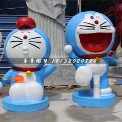 多啦a梦雕塑，卡通动漫雕塑
