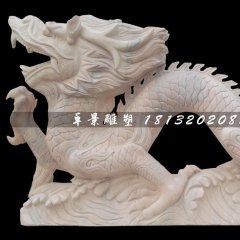 十二生肖石雕，晚霞红动物石雕