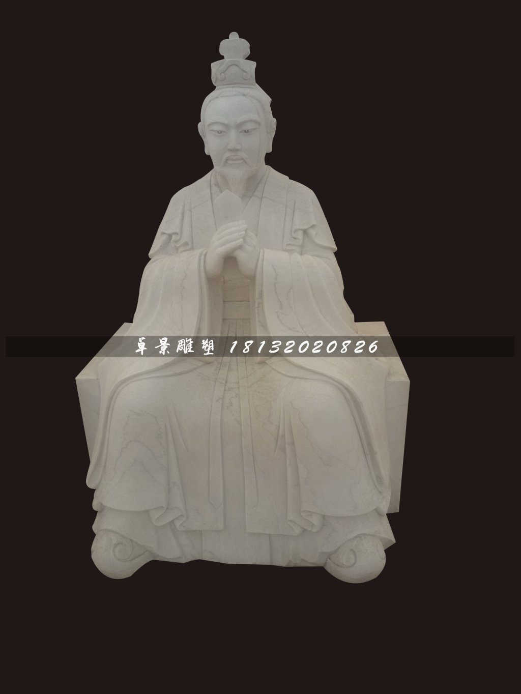古代人物石雕，广场人物石雕