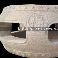 福桌石雕，大理石圆桌雕塑