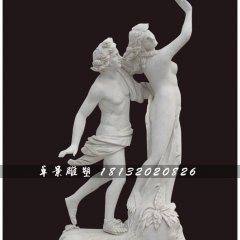 西洋人物石雕，汉白玉人物雕塑