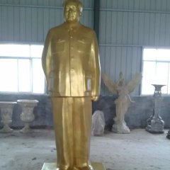 毛主席背手像，玻璃钢伟人雕塑