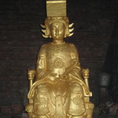 王母娘娘雕塑，玻璃钢神仙雕塑
