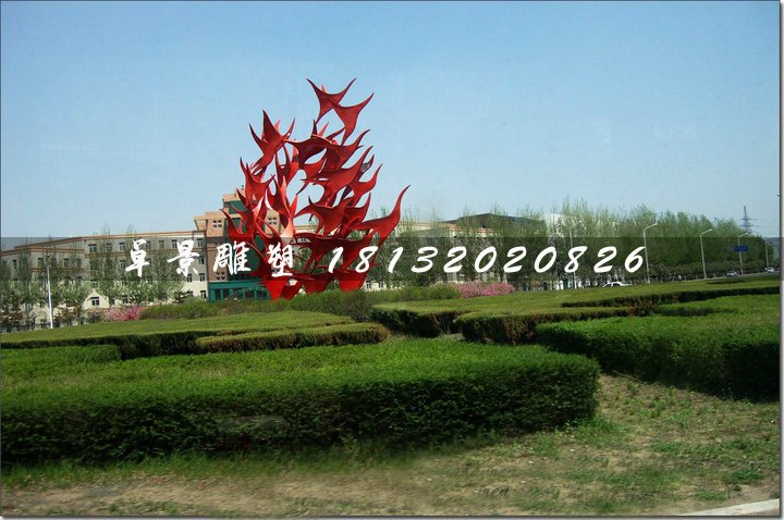 不锈钢飞翔雕塑，抽象大雁雕塑