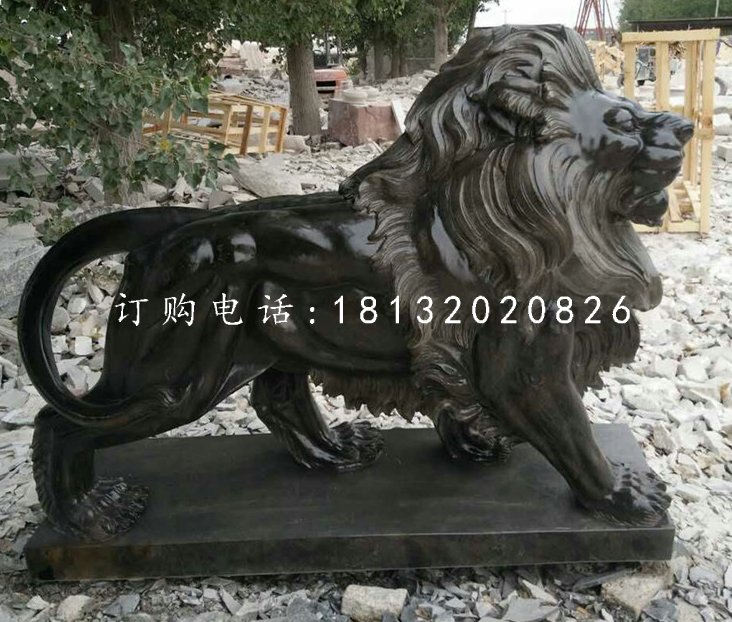 走狮石雕，西洋狮石雕