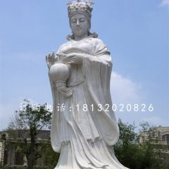 大理石妈祖雕塑，广场神仙石雕
