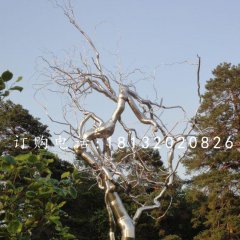 不锈钢树根雕塑，公园景观雕塑
