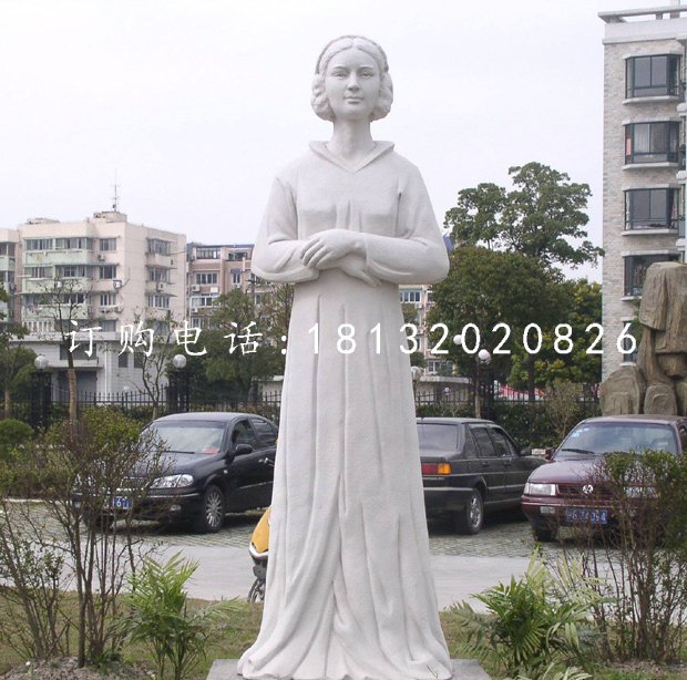 南丁格尔石雕，医院人物石雕