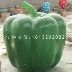 玻璃钢青椒雕塑仿真蔬菜