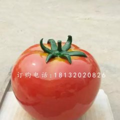 仿真西红柿雕塑，玻璃钢蔬菜