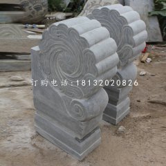门墩石雕，青石仿古门墩
