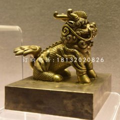 麒麟铜雕，铸铜神兽雕塑