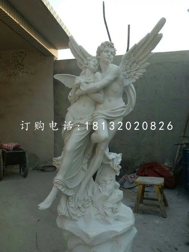 爱神雕塑，玻璃钢西方人物