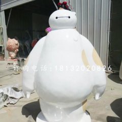 玻璃钢大白雕塑，电影角色雕塑
