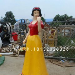 白雪公主雕塑，卡通人物雕塑