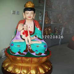 送子观音雕塑，玻璃钢佛像