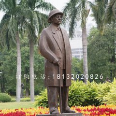 孙中山铜雕，伟人铜雕