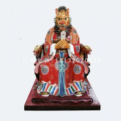 玻璃钢龙王雕塑，神仙雕塑