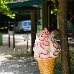 玻璃钢甜品雕塑，冰淇淋雕塑