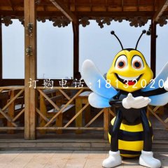 蜜蜂雕塑，玻璃钢卡通动物