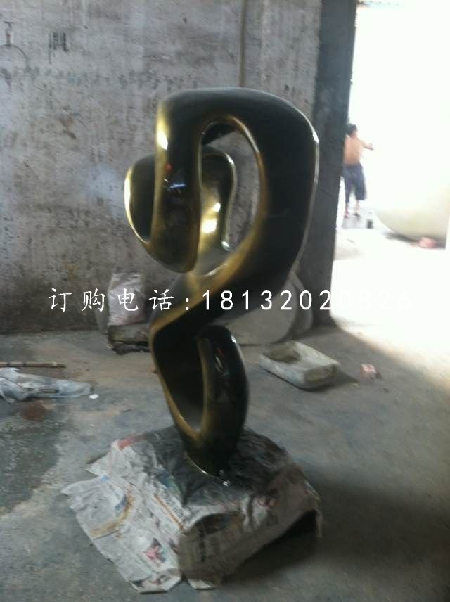 抽象雕塑，公园景观铜雕