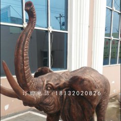 大象铜雕，公园动物铜雕