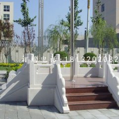 汉白玉升旗台雕塑，广场石雕栏板
