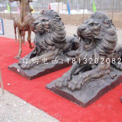 汇丰狮铜雕，铜雕西洋狮