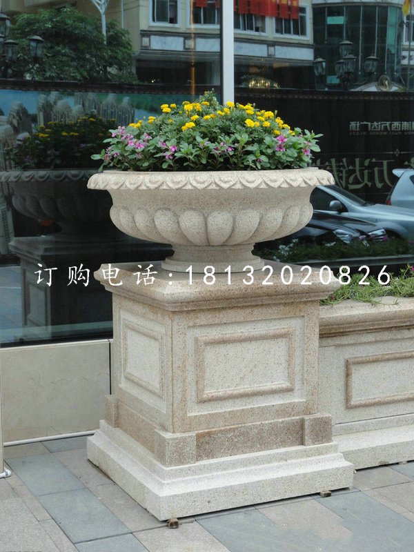 花钵石雕，景观石雕