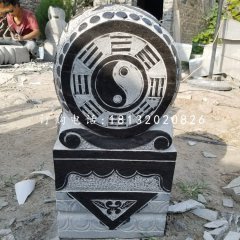 太极八卦门墩门口抱鼓石