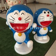 机器猫雕塑，玻璃钢卡通