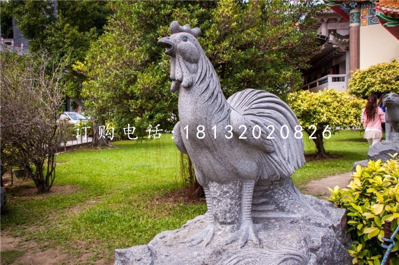公园动物石雕，十二生肖石雕 (3)