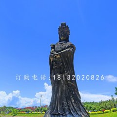 妈祖铜雕，广场神仙铜雕