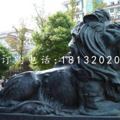 狮子铜雕，铸铜狮子雕塑