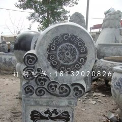 石门鼓，青石抱鼓石