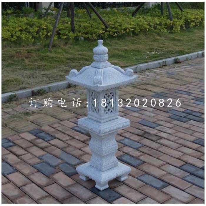 大理石宫灯，庭院石雕灯