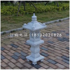 大理石宫灯，庭院石雕灯