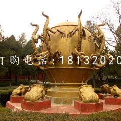 校园景观铜雕，地动仪铜雕