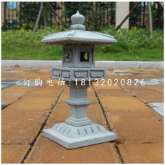 石雕宫灯，公园石雕灯